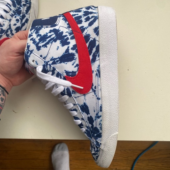 2020 NIKE BLAZER MID ‘77 VINTAGE “BLUE TIE-DYE”SIZE 9 - Picture 8 of 11